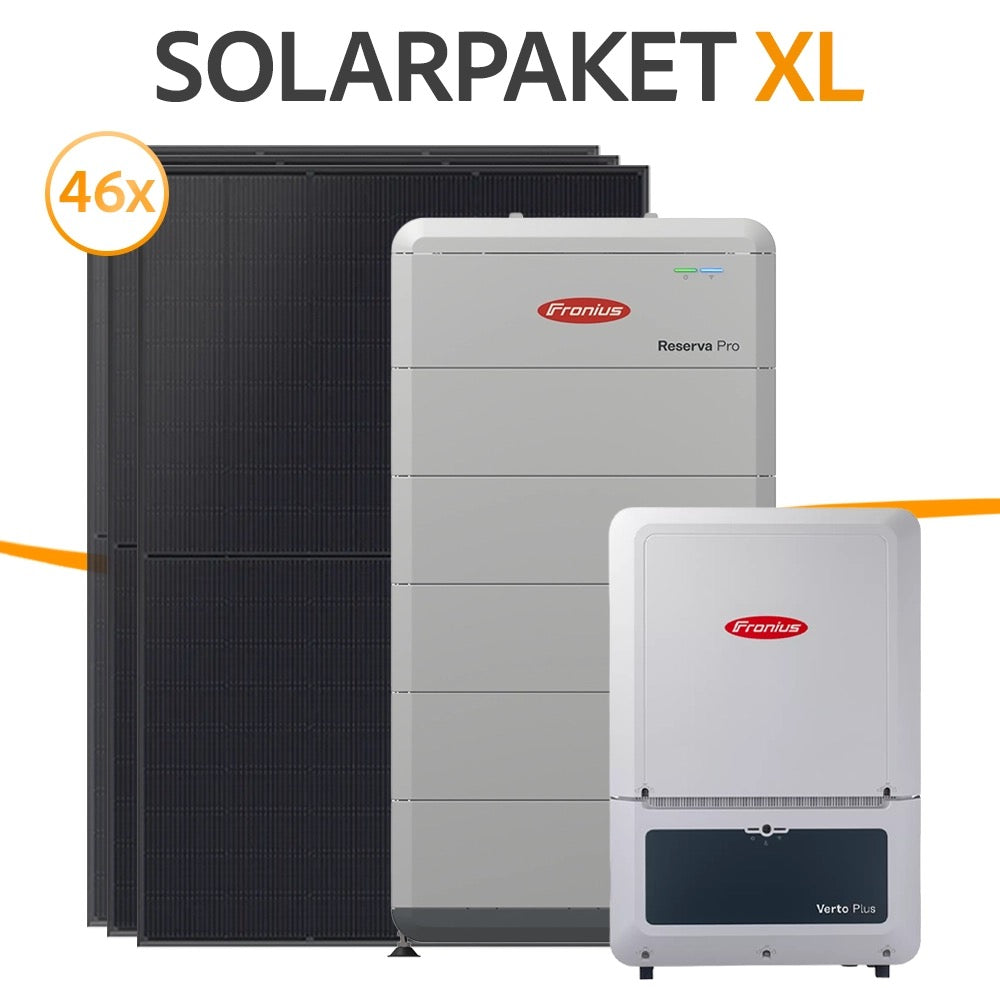 20 kWp Solarpaket XL - Fronius + Ja Solar